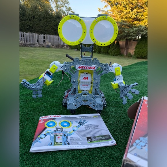 Robotic Mecca Robotics Companion - Blue, White, and Yellow